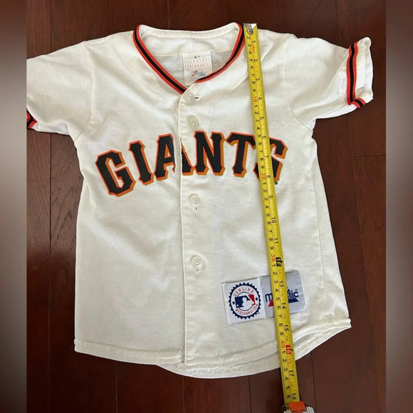 Vintage San Francisco Giants Jersey Cream Majestic MLB Baseball Inaugural Season - Picture 2 of 8